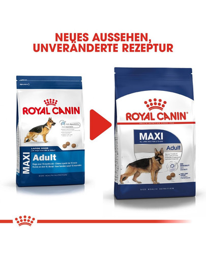 ROYAL CANIN MAXI Adult Trockenfutter für große Hunde 15 kg