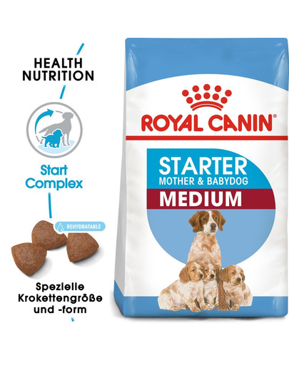 ROYAL CANIN MEDIUM Starter für tragende Hündin und Welpen 4 kg