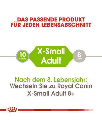 ROYAL CANIN X-SMALL Adult Trockenfutter für sehr kleine Hunde 1,5 kg