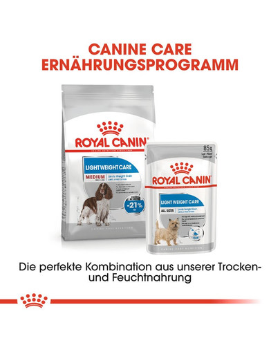 ROYAL CANIN Meium Light Weight Care Trockenfutter für übergewichtige mittelgroße Hunde 3 kg
