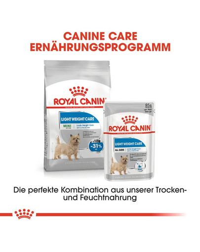 ROYAL CANIN LIGHT WEIGHT CARE MINI Trockenfutter für kleine Hunde mit Neigung zu Übergewicht 8 kg