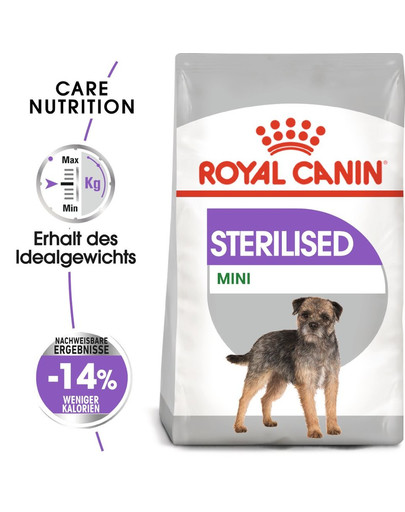 ROYAL CANIN STERILISED MINI Trockenfutter für kastrierte kleine Hunde 3 kg