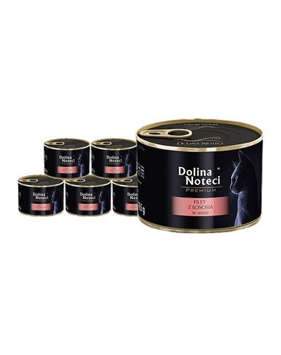 DOLINA NOTECI Premium Kalbfleischreiches Futter für ausgewachsene Katzen 185 g
