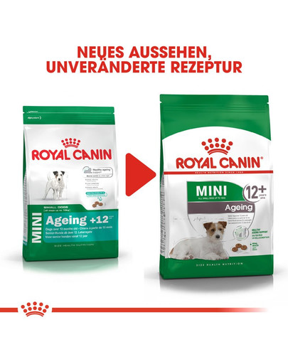 ROYAL CANIN MINI Ageing 12+ Trockenfutter für ausgewachsene Hunde, kleine Rassen 3,5 kg