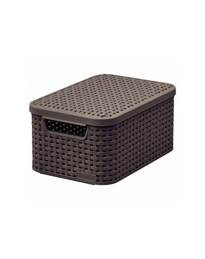 CURVER Aufbewahrungsbox NATURAL STYLE S Dunkelbraun
