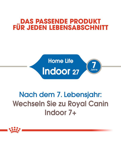ROYAL CANIN INDOOR 27 Trockenfutter für Wohnungskatzen 400 g