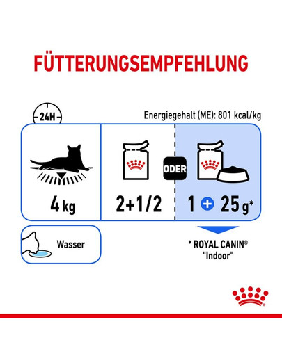 ROYAL CANIN INDOOR Sterilised in Gelee Nassfutter für Wohnungskatzen 12 x 85 g
