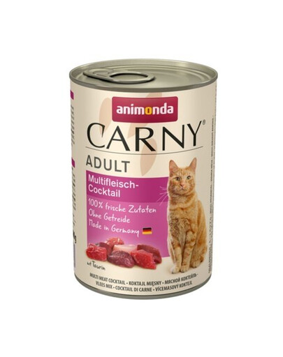 ANIMONDA Kattenvoer Carny Adult Vleescocktail 85 g