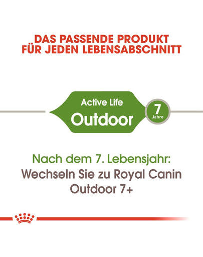 ROYAL CANIN OUTDOOR Katzenfutter trocken für Freigänger 400 g