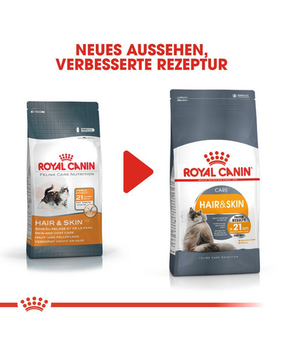 ROYAL CANIN Hair & Skin Care Katzenfutter trocken für gesundes Fell 10 kg