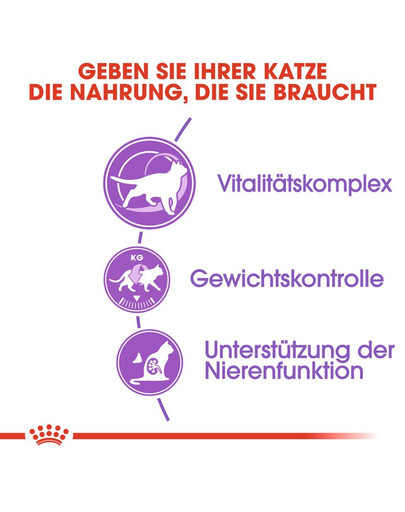 ROYAL CANIN STERILISED 7+ Trockenfutter für ältere kastrierte Katzen 3,5 kg