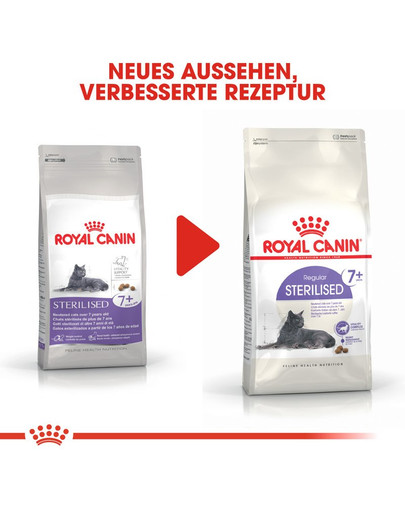 ROYAL CANIN STERILISED 7+ Trockenfutter für ältere kastrierte Katzen 3,5 kg