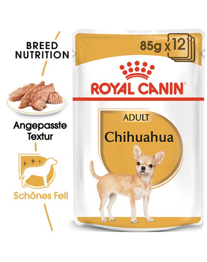 ROYAL CANIN Chihuahua Adult Hundefutter nass in Soße 12 x 85 g