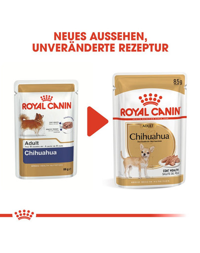 ROYAL CANIN Chihuahua Adult Hundefutter nass in Soße 12 x 85 g