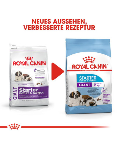 ROYAL CANIN GIANT Starter für tragende Hündin und Welpen 15 kg