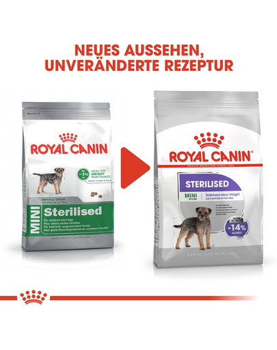 ROYAL CANIN STERILISED MINI Trockenfutter für kastrierte kleine Hunde 8 kg