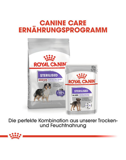 ROYAL CANIN STERILISED MEDIUM Trockenfutter für kastrierte mittelgroße Hunde 3 kg