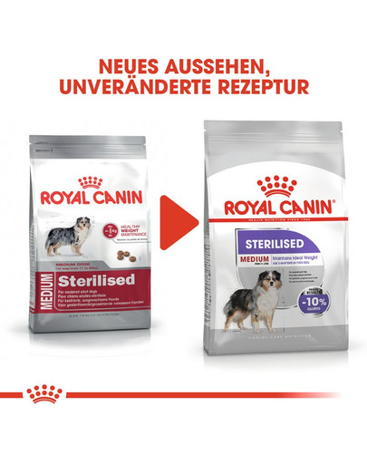 ROYAL CANIN STERILISED MEDIUM Trockenfutter für kastrierte mittelgroße Hunde 3 kg