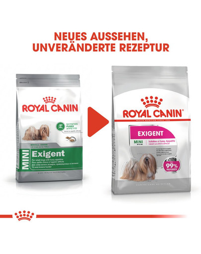 ROYAL CANIN EXIGENT MINI Trockenfutter für wählerische kleine Hunde 1 kg