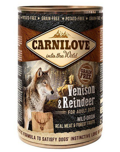 CARNILOVE Adult Wildfleisch & Rentier, Venison & Reindeer 400g