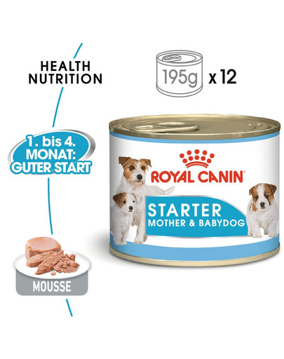 ROYAL CANIN STARTER Mousse Welpenfutter nass 195 g
