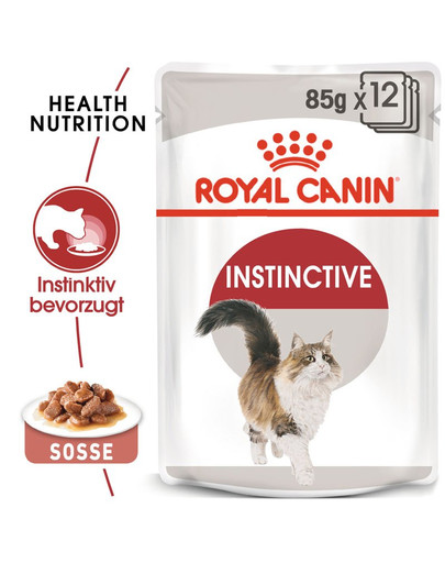 ROYAL CANIN INSTINCTIVE Katzenfutter nass in Soße 12 x 85 g