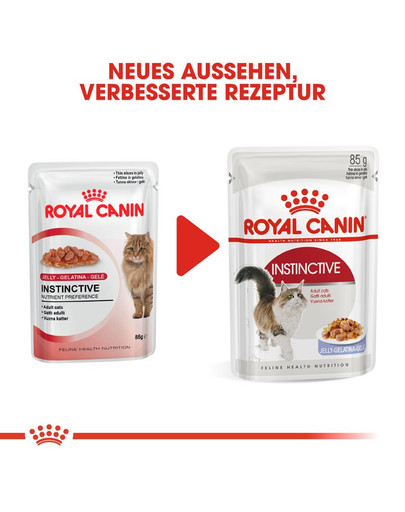 ROYAL CANIN INSTINCTIVE Katzenfutter nass in Gelee 12x85g