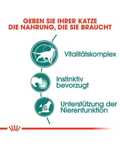 ROYAL CANIN INSTINCTIVE 7+ Nassfutter in Soße für ältere Katzen 12 x 85 g