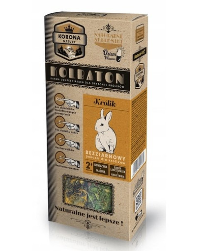 NATURAL-VIT Korona Natury Kaninchenklee und Himbeer-/Klee- und Ringelblumenkuchen