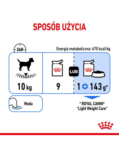 ROYAL CANIN LIGHT WEIGHT CARE Nassfutter für Hunde mit Neigung zu Übergewicht 12 x 85 g