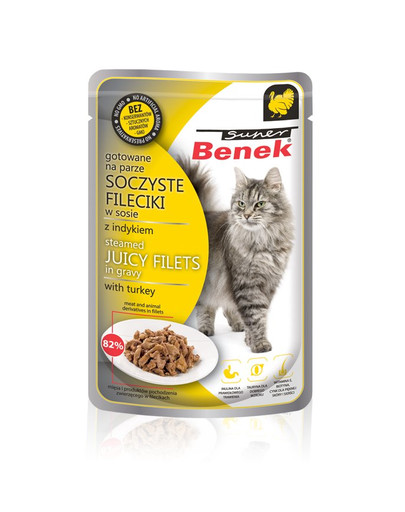 BENEK Super Filets in Putenfleischsauce 85 g