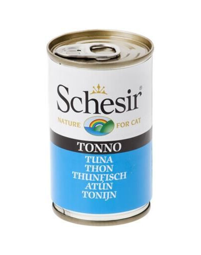 SCHESIR Nahrungsergänzungsmittel für Katzen mit Thunfisch 140g