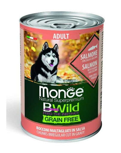 MONGE BWild grain free mit Lachs 400g