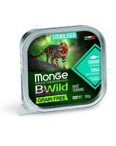 MONGE BWild GF Sterilised mit Thunfisch 100g