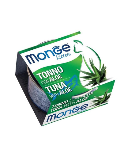 MONGE Fruit Kitten Thunfisch mit Aloe 80 g