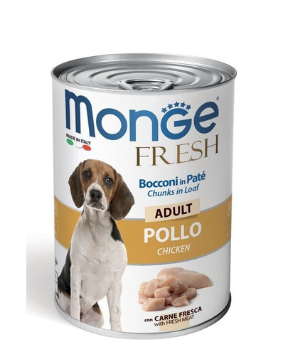 MONGE Fresh Dog mit Hühnchen 400g