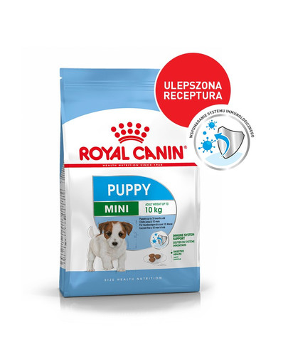 ROYAL CANIN MINI Puppy Welpenfutter trocken für kleine Hunde 8 kg + Mini Puppy 12x85 g