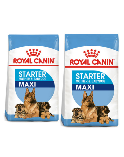 ROYAL CANIN MAXI Starter für tragende Hündin und Welpen 30 kg (2 x 15 kg)