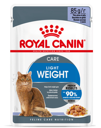 ROYAL CANIN ULTRA LIGHT in Gelee Nassfutter für zu Übergewicht neigenden Katzen 12 x 85g