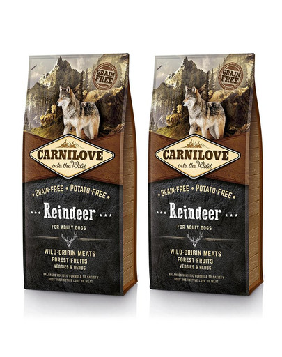 CARNILOVE Adult Renifer 24 kg (2 x 12 kg)