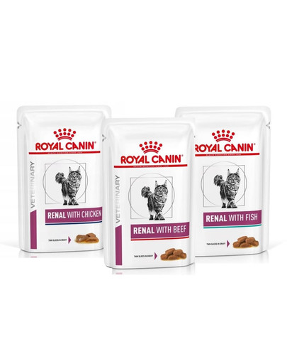ROYAL CANIN Renal Feline Gemischte Auswahl 36 x 85 g