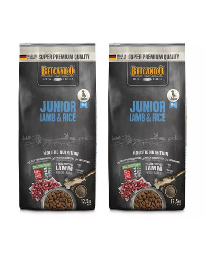 BELCANDO Junior Lamb & Rice M-L 25 kg (2x12.5 kg)