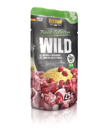 BELCANDO Wild mit Hirse & Preiselbeeren 125 g