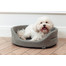 FERA Hundebett oval grau XL 75x62x22 cm