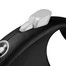 FLEXI Black Design L Gurt Roll-Leine 5 m Schwarz