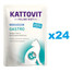 KATTOVIT Feline Diet Gastro Ente + Reis 24 x 85 g