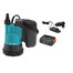 GARDENA Kabellose Tauchpumpe für sauberes Wasser 2000/2 18V P4A mit wiederaufladbarer Batterie