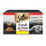 SHEBA Fresh&Fine 50x50 g Saucenbeutel für Huhn, Geflügel und Pute