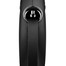 FLEXI New Classic L 8 m Gurt-Rollleine Schwarz