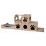 CARTON+ PETS Spielzeug mit Kratzbaum für Katze Fun Park